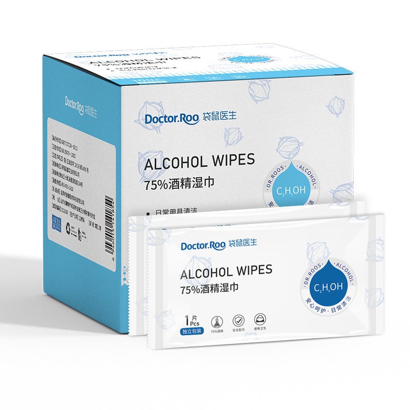 袋鼠医生 酒精湿巾100片