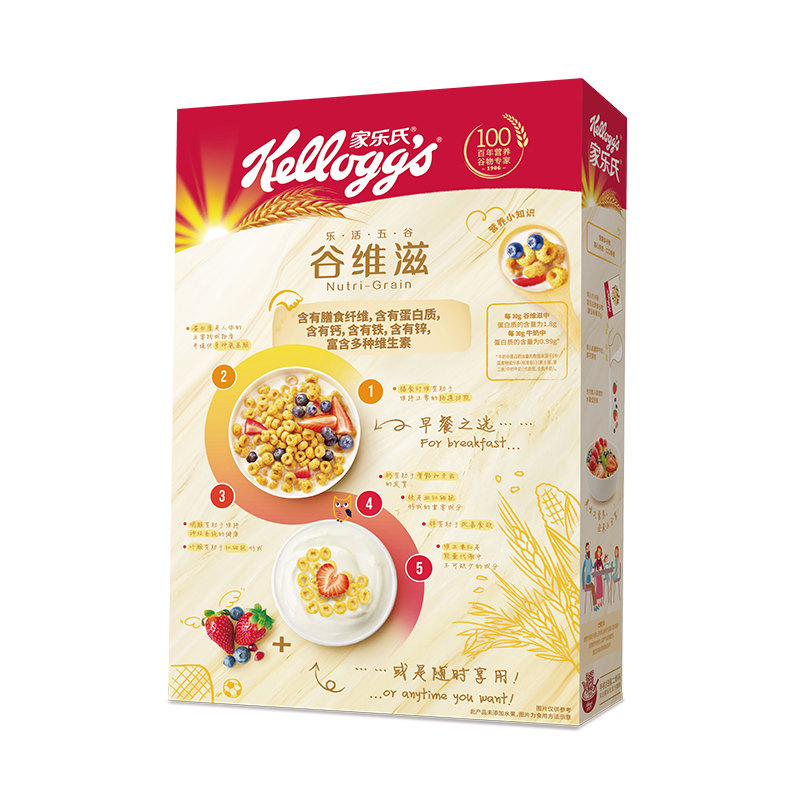家乐氏 进口麦片谷维滋310g
