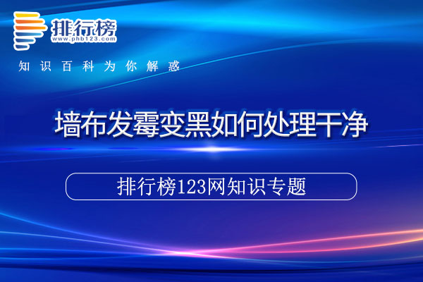 墙布发霉变黑如何处理干净