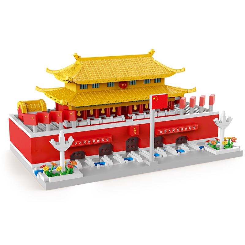冠巢 天安门积木M2001