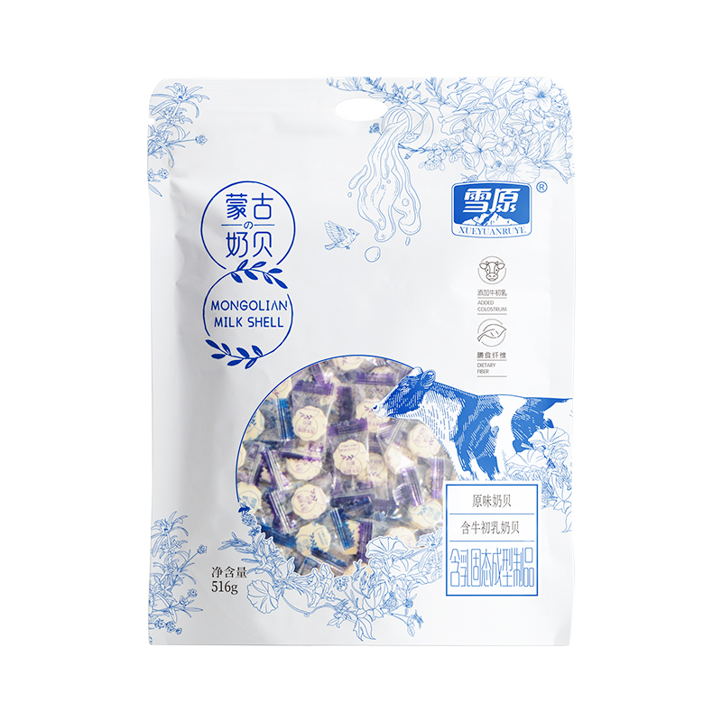 雪原 原味牛初乳奶贝516g