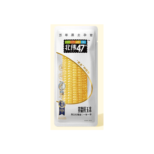 北纬47° 黄糯鲜玉米200g