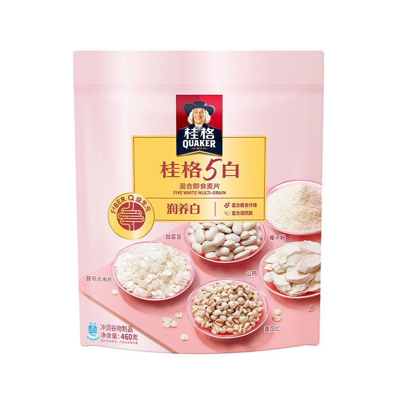 桂格 5白燕麦片460g