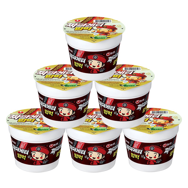 农心 韩式炸酱面70g*6