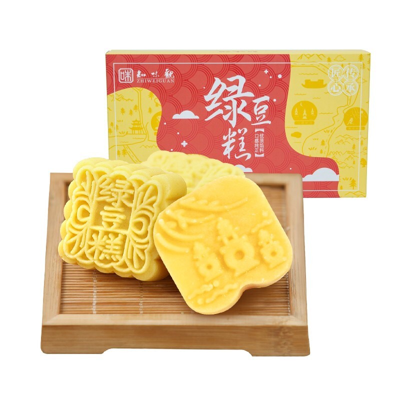 知味观 原味绿豆糕190g