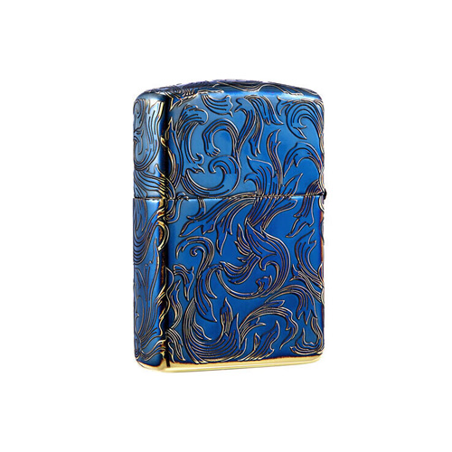 ZIPPO 唐草·熏金色限量款打火机