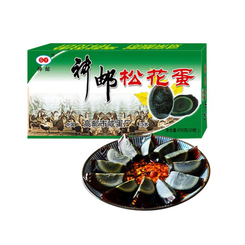 神邮 高邮松花皮蛋10枚*65g