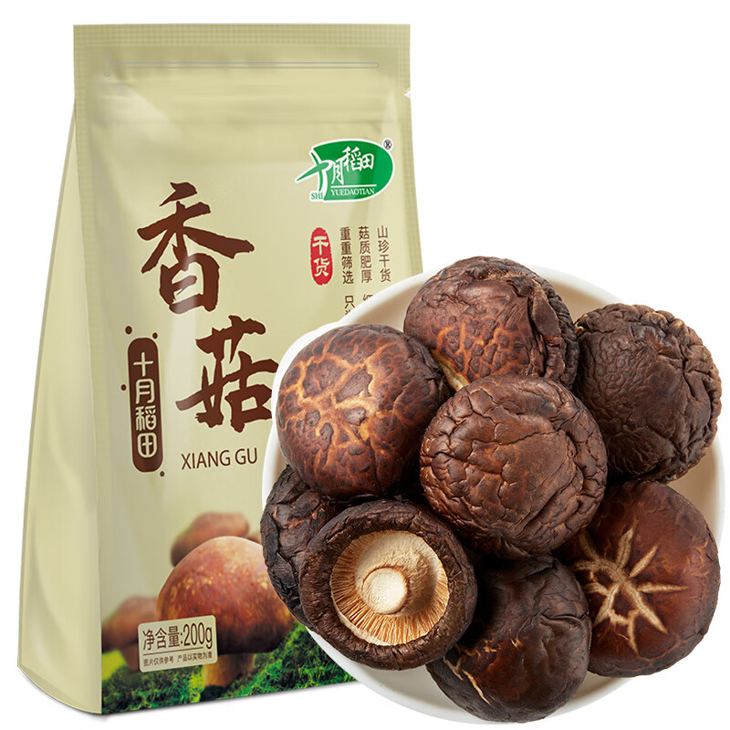 十月稻田 香菇200g