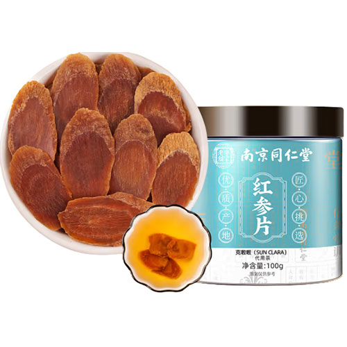 克啦啦 红参片片100g