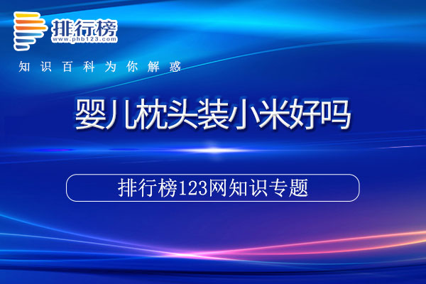 婴儿枕头装小米好吗