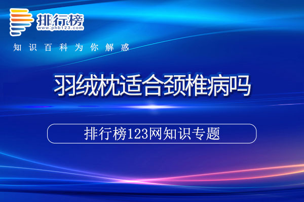 羽绒枕适合颈椎病吗