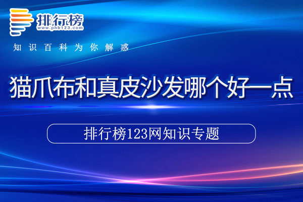 猫爪布和真皮沙发哪个好一点