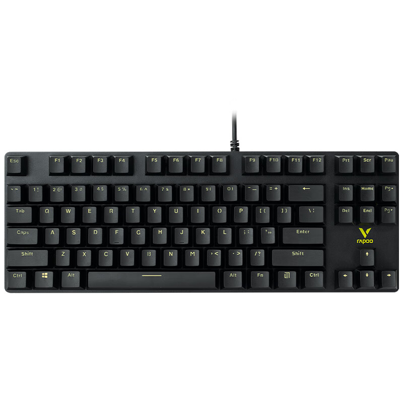 雷柏 V500合金版87键机械键盘黑轴