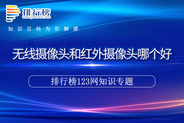 无线摄像头和红外摄像头哪个好