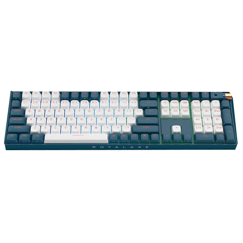 御斧 R108机械键盘108键金粉轴