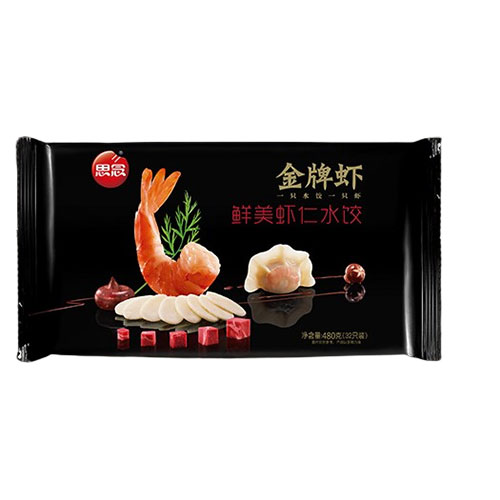 思念 鲜美虾仁水饺480g