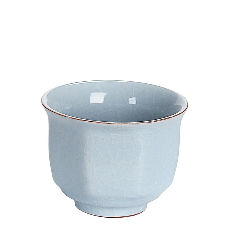 龙寅 汝窑花边杯