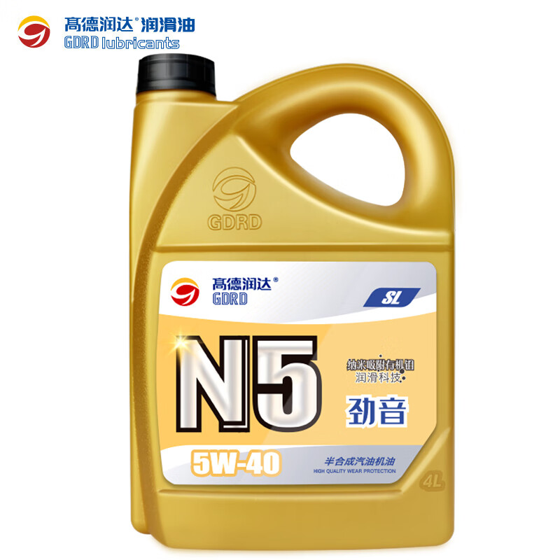 高德润达 半合成机油 SL级5w-40 4L