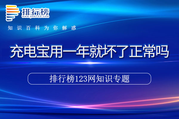 充电宝用一年就坏了正常吗