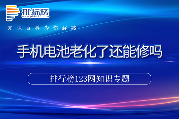手机电池老化了还能修吗
