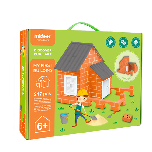 弥鹿 泥瓦匠DIY迷你仿真建筑房屋