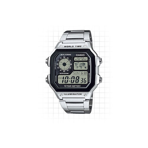 卡西欧 小方块石英表AE-1200WHD-1AVDF