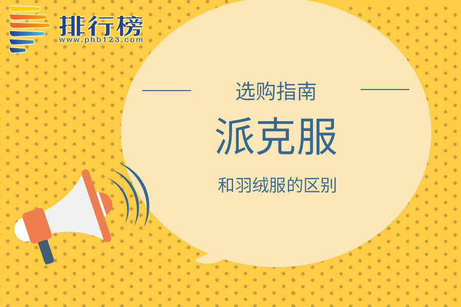 派克服和羽绒服的区别