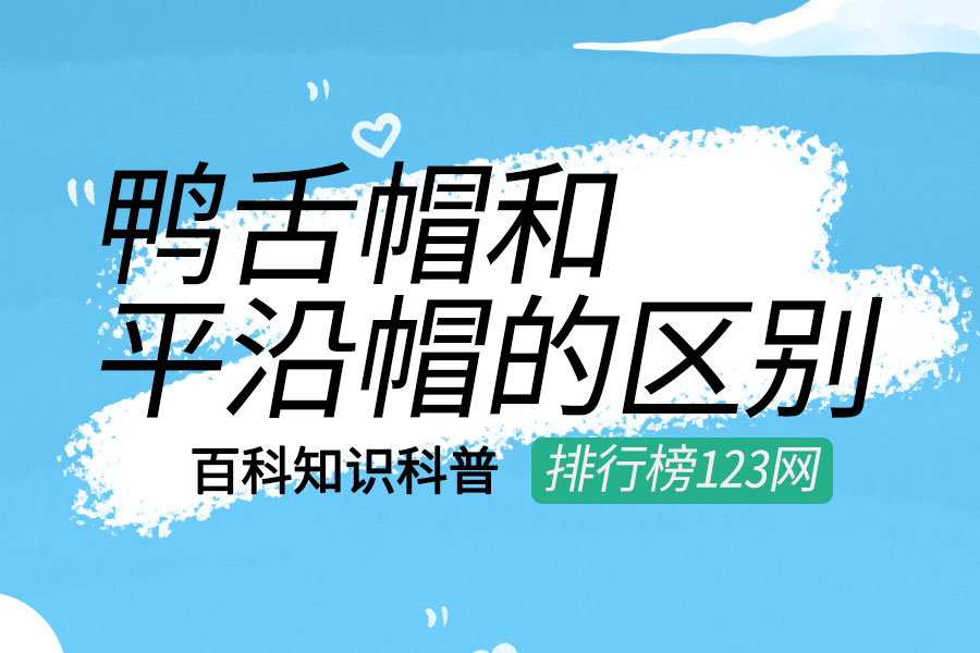 鸭舌帽和平沿帽的区别