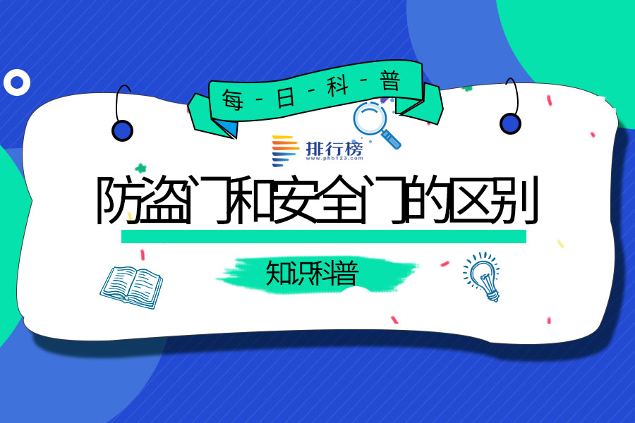 防盗门和安全门的区别