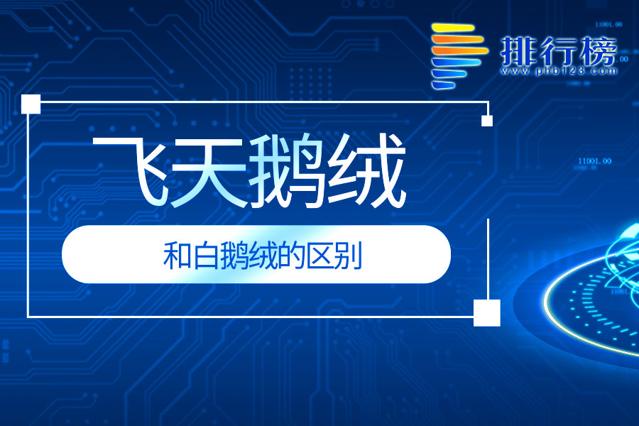 飞天鹅绒和白鹅绒的区别