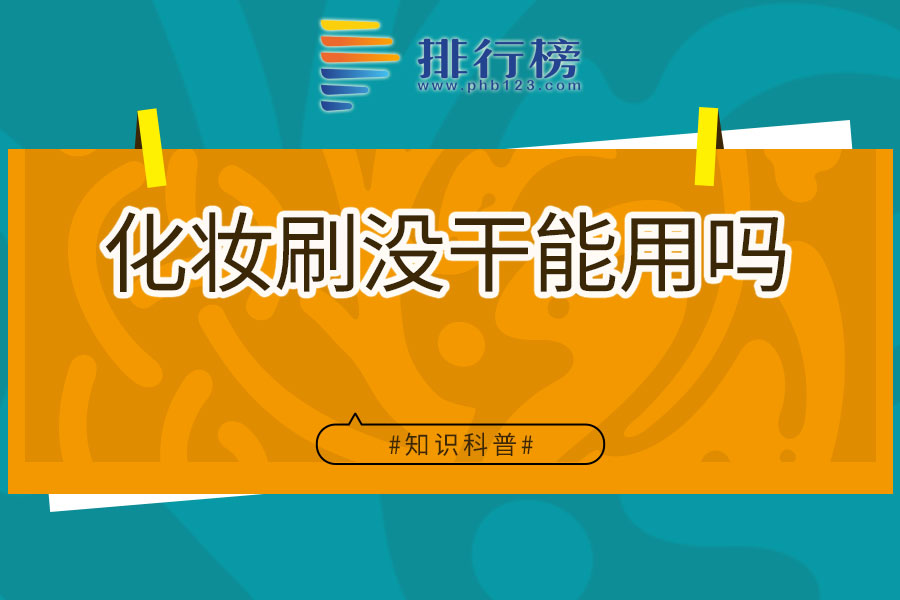 化妆刷没干能用吗