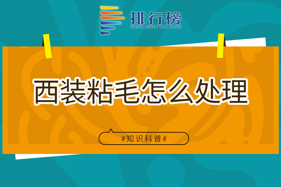 西装粘毛怎么处理